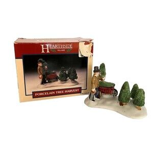 Lemax 1992 Hearthside Village Porcelain Tree Harvest with Box 23044